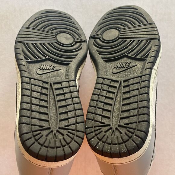 NIKE Women’s Dunk Sky High Hidden Wedge Gray White Leather Shoes # 528899-011  5 - Picture 6 of 9